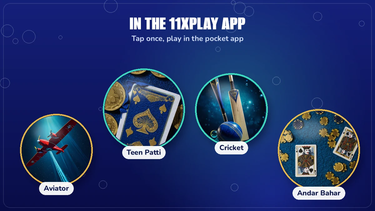 11x play app game bubbles for Aviator, Teen Patti and Andar Bahar