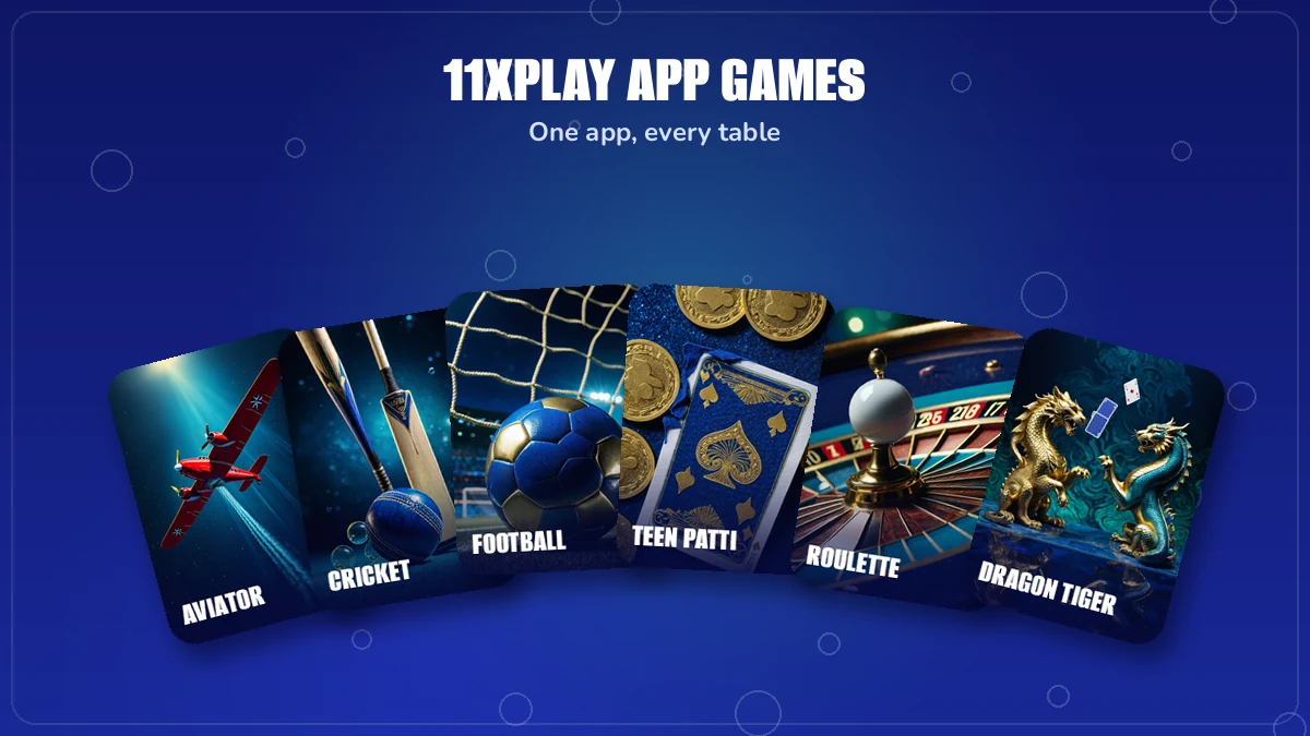 11xplay pro download game cards showing roulette, baccarat and lucky 7 tiles