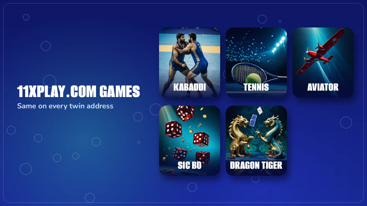 11 x play com casino cards for Aviator, Teen Patti, Andar Bahar and Dragon Tiger on 11xPlay