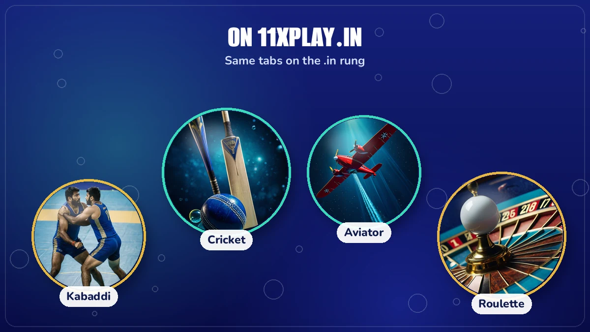 11xplay in game bubbles with Aviator, Teen Patti, Andar Bahar and Dragon Tiger tiles