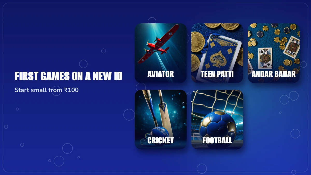 Game card grid for a new 11xPlay ID with Dragon Tiger, roulette, Lucky 7 and cricket match odds